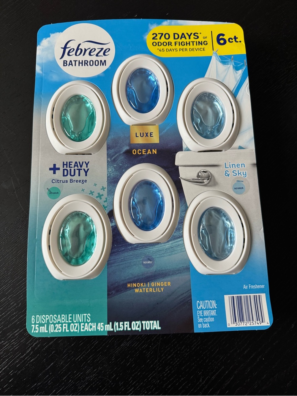 Febreeze Bathroom Disposable Units - 6 count